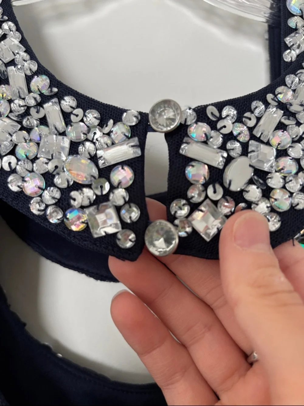 Trixxi Navy Prom Dress - Picture 6 of 7